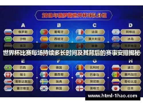 世界杯比赛每场持续多长时间及其背后的赛事安排揭秘