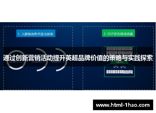 通过创新营销活动提升英超品牌价值的策略与实践探索