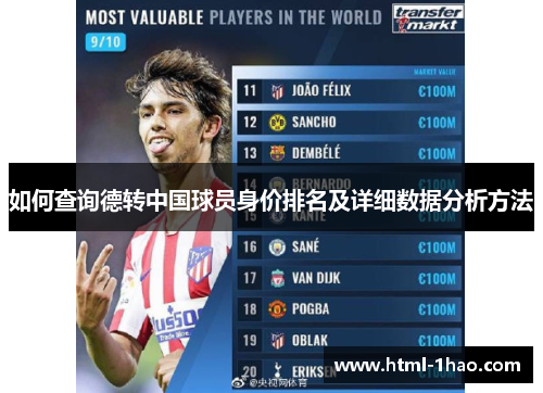 如何查询德转中国球员身价排名及详细数据分析方法