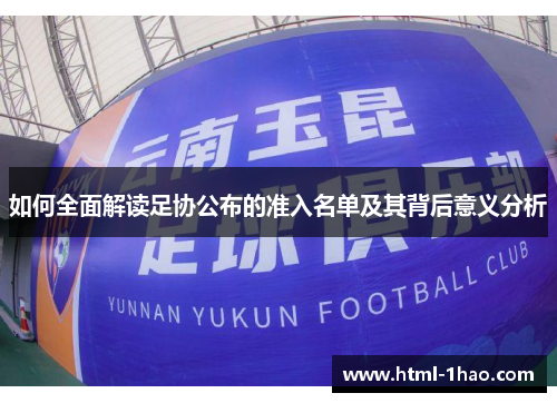 如何全面解读足协公布的准入名单及其背后意义分析