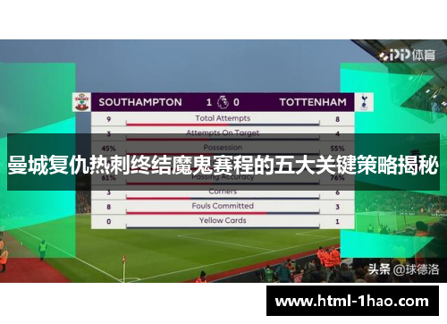 曼城复仇热刺终结魔鬼赛程的五大关键策略揭秘