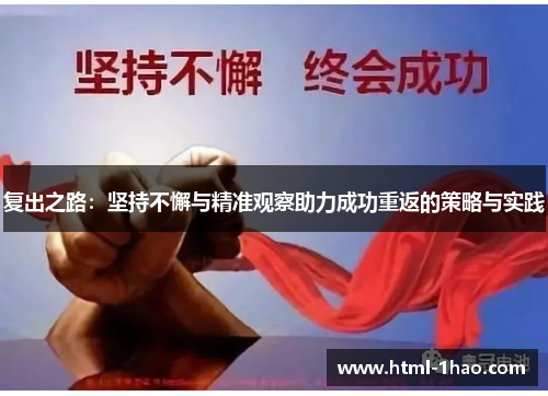 复出之路：坚持不懈与精准观察助力成功重返的策略与实践