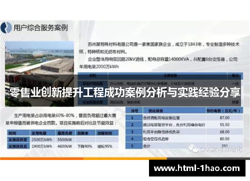 零售业创新提升工程成功案例分析与实践经验分享